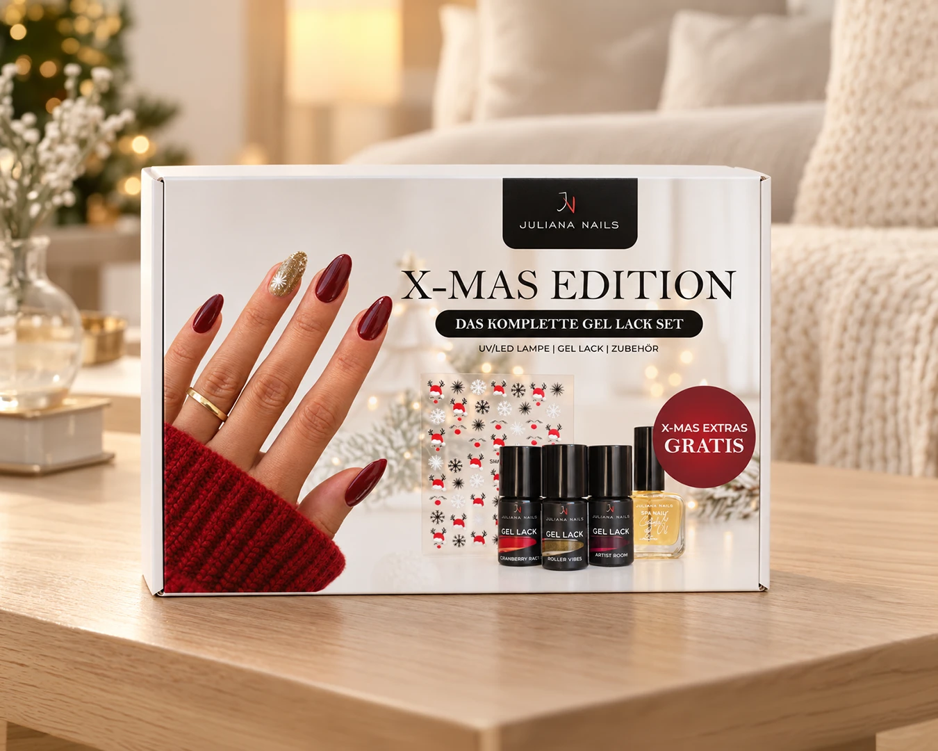 Juliana Nails Gewinnbox mit X-mas-Set