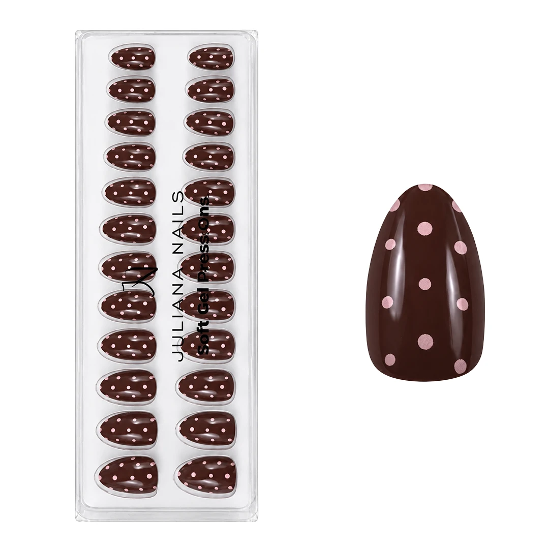 Soft Gel Press Ons – Polka Dots