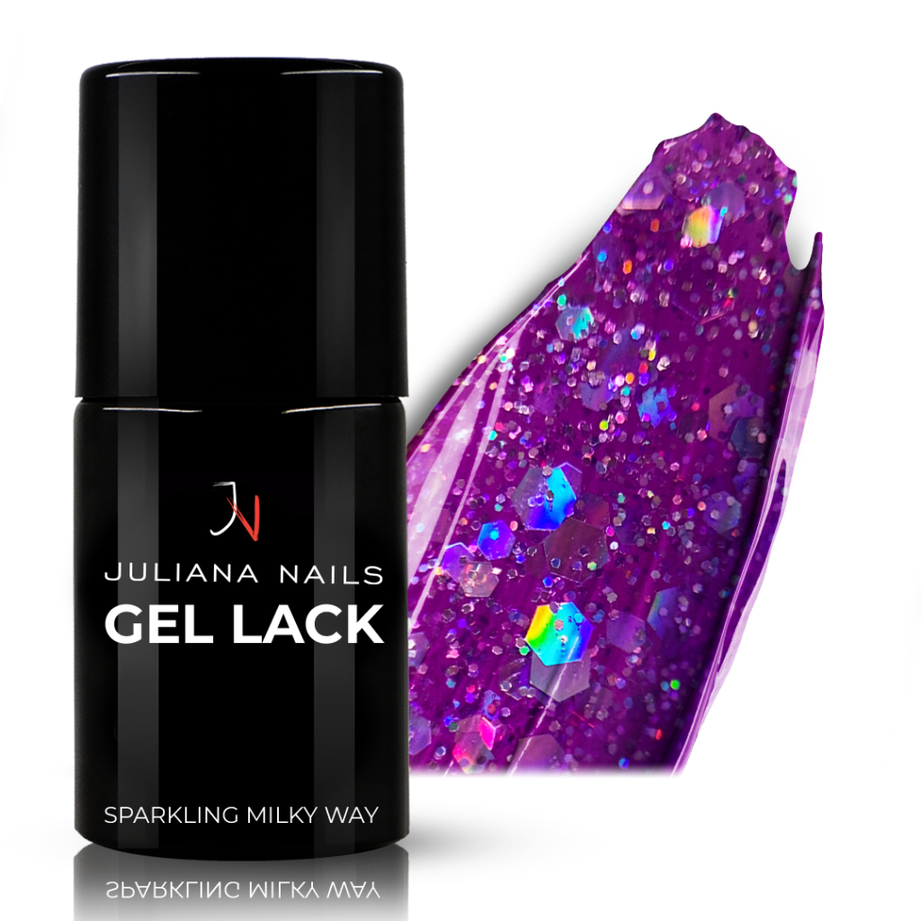 Gel Lack Sparkling Milky Way 6ml - Juliana Nails