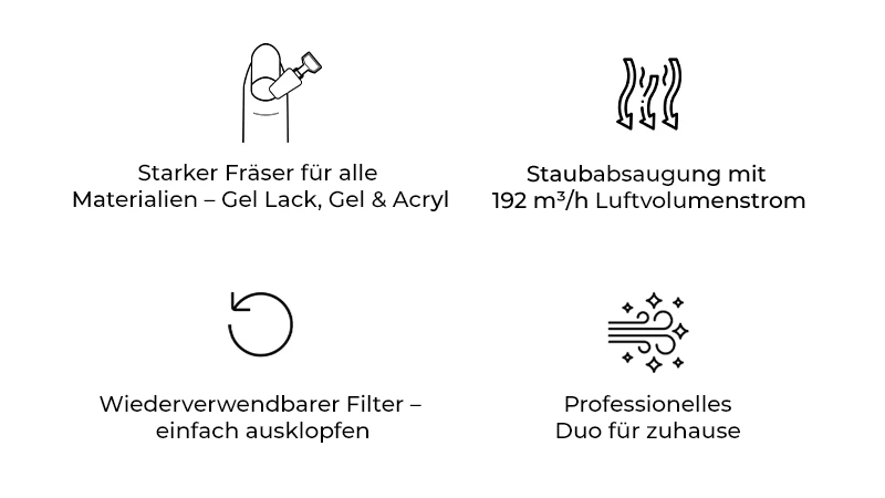 - nagelfräser,Fräs-Set Pro - Nagelfräser Smart Touch + Staubabsaugung Master,nagelfräser staubabsaugung set,nagelfräser pro set,smart touch fräser set,staubabsaugung master set,nagelstudio zuhause profi,fräser absaugung kombi,nagelfräser profi set,nagelfräser leise set,bürstenloser nagelfräser set,nagelfräser 35000 set,profi nagelfräser staubabsaugung,Juliana Nails Nagelfräser Pro Set,fräser smart touch kaufen,staubabsaugung master kaufen,nagelfräser staubabsaugung profi,nagelfräser set leise,profi fräser absaugung set - BUN145 -