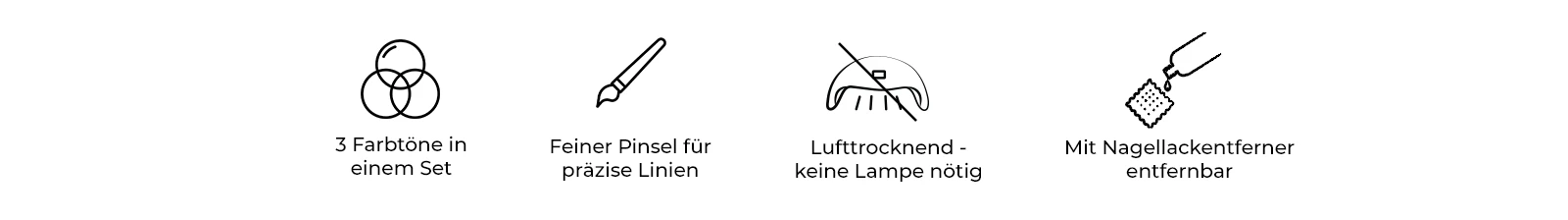- Nail Art Liner Quartett - 4 Farben Set (limitiert),Nail Art Liner Quartett,nail art set,nail art liner set,liner nail art,nagellack liner set,french liner set,liner quartett,nail art fineliner set,nail art liner 4 farben,liner quartett kaufen,schwarz weiß gold silber liner,Juliana Nails Liner Quartett,nail art liner gold silber,glitter gold liner set,liner quartett nail art,feine linien nail art 4 farben,french nail art liner gold - BUN164 -