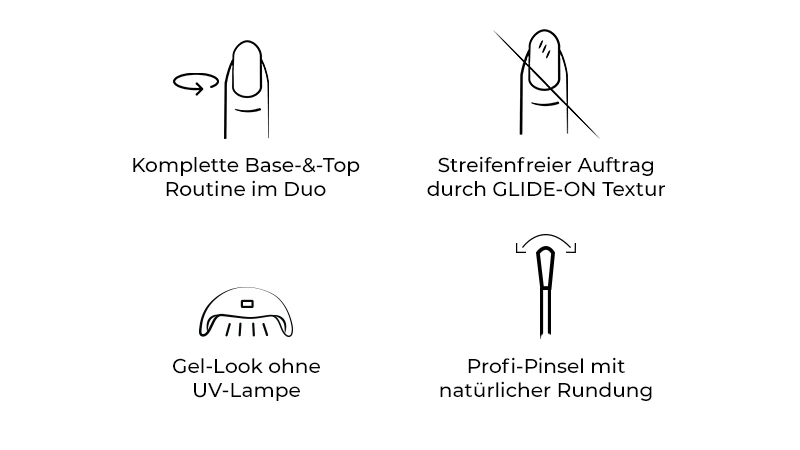 - Nagellack Base & Top Duo - Prep & Protect Set,Nagellack Base & Top Duo,nagellack set,base coat top coat set,nagellack grundierung set,unterlack überlack set,nagellack duo,gel look nagellack set,nagellack haltbarkeit set,nagellack base coat top coat set,prep prime base coat set,x treme protect top coat set,Juliana Nails Nagellack Basis Set,nagellack schutz set,gel look ohne uv lampe set,nagellack duo kaufen,base top coat nagellack,unterlack kaufen set - BUN167 -