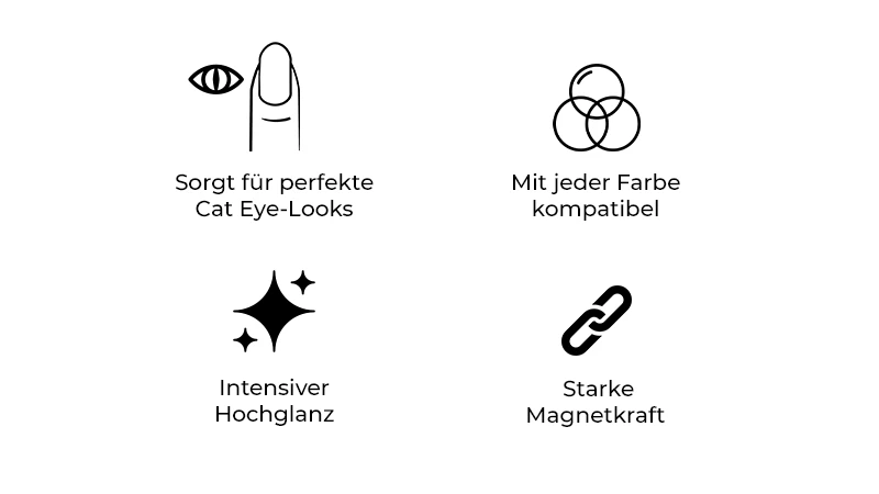 - Cat Eye Set - Magnet-Gel & Magnete für Cat Eye Nägel,Cat Eye Set,cat eye nägel,cat eye nails set,cat eye gel lack,cat eye magnet,cat eye finish no wipe,cat eye look zuhause,gel lack cat eye,cat eye nägel set kaufen,cat eye magnet kaufen,cat eye finish no wipe set,4in1 magnet set,heart magnet set,cat eye gel kaufen,cat eye nails zuhause set,Juliana Nails Cat Eye Set - BUN176 -