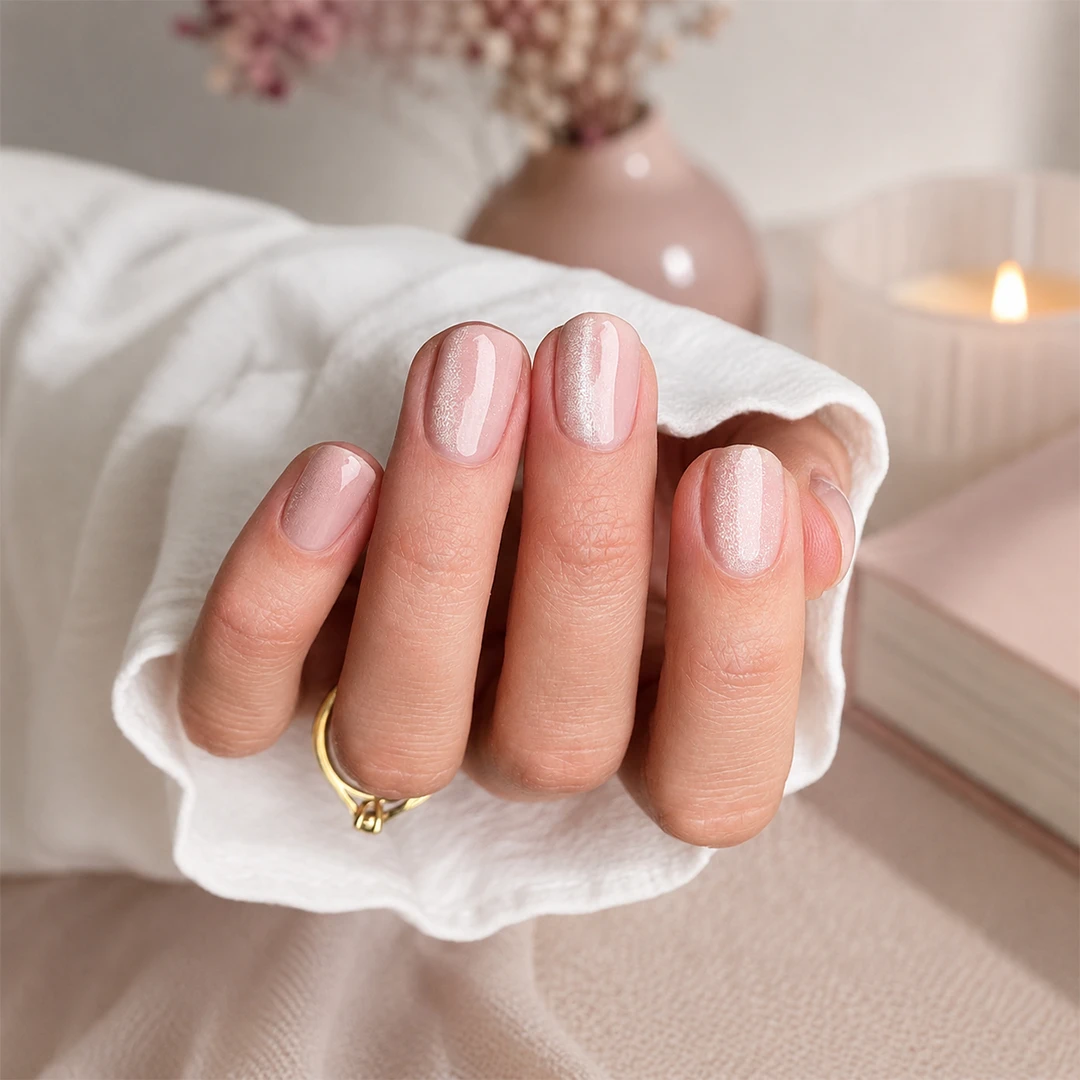 Cat Eye Finish Nageldesign von Juliana Nails