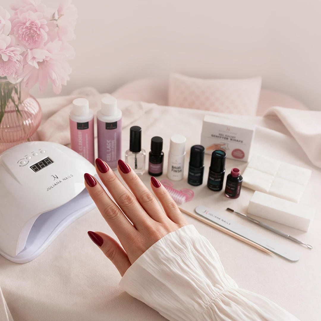 Juliana Nails Gel Lack DIY Set mit UV LED Lampe und Zubehör