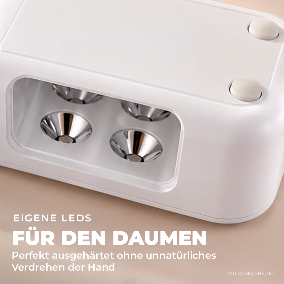 Perfekte Aushärtung für den Daumen
