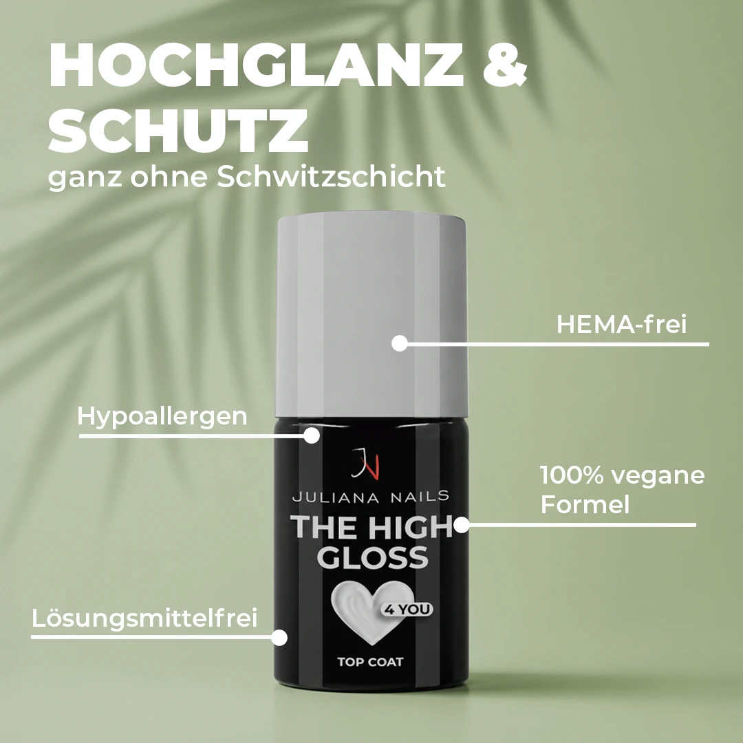 Veganer Top Coat für Hochglanz & Schutz