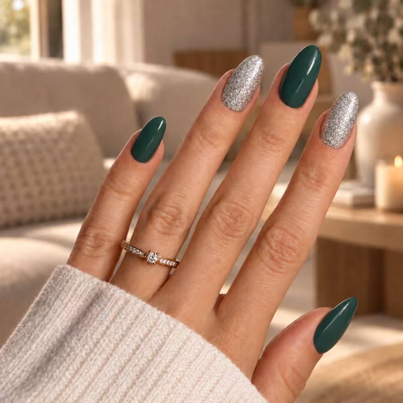 Juliana Nails Gel Lack Collection – Candlelight Stories (COL0123) auf den Nägeln – realistisches Tragebild & Farbergebnis – Sparsets