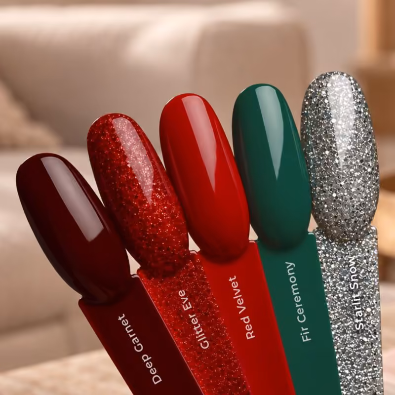 Juliana Nails Gel Lack Collection – Candlelight Stories (COL0123) auf den Nägeln – realistisches Tragebild & Farbergebnis – Sparsets