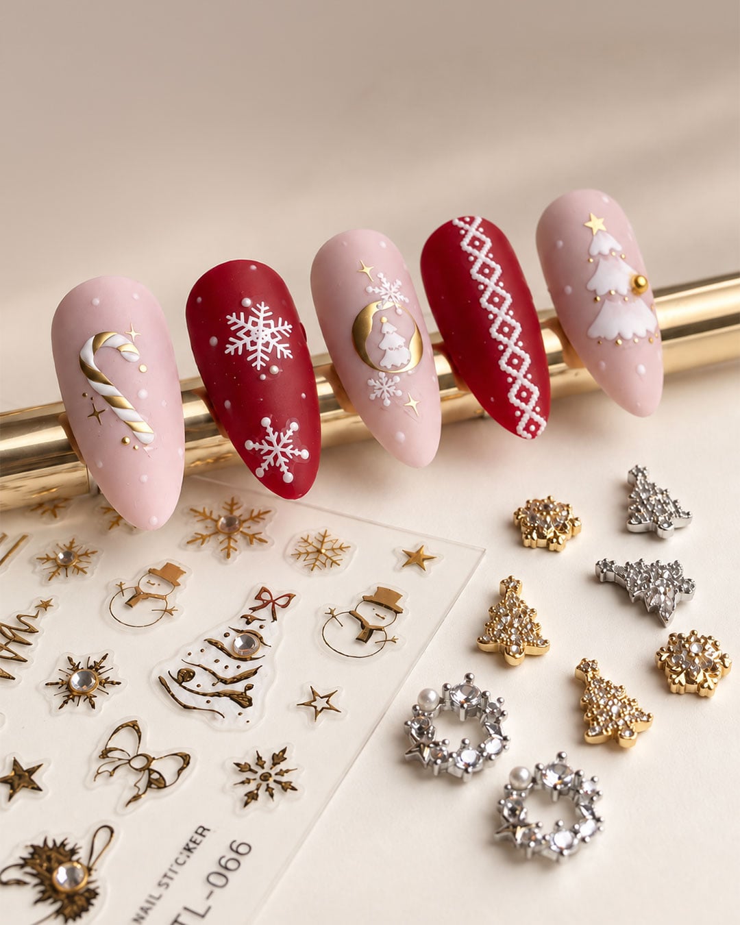 Weihnachts-Nail-Art